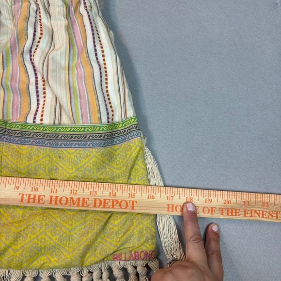 Billa Bong Y2K Boho Peasant Hippie Fringe Colorful Beach Handbag Striped Floral - Picture 9 of 14